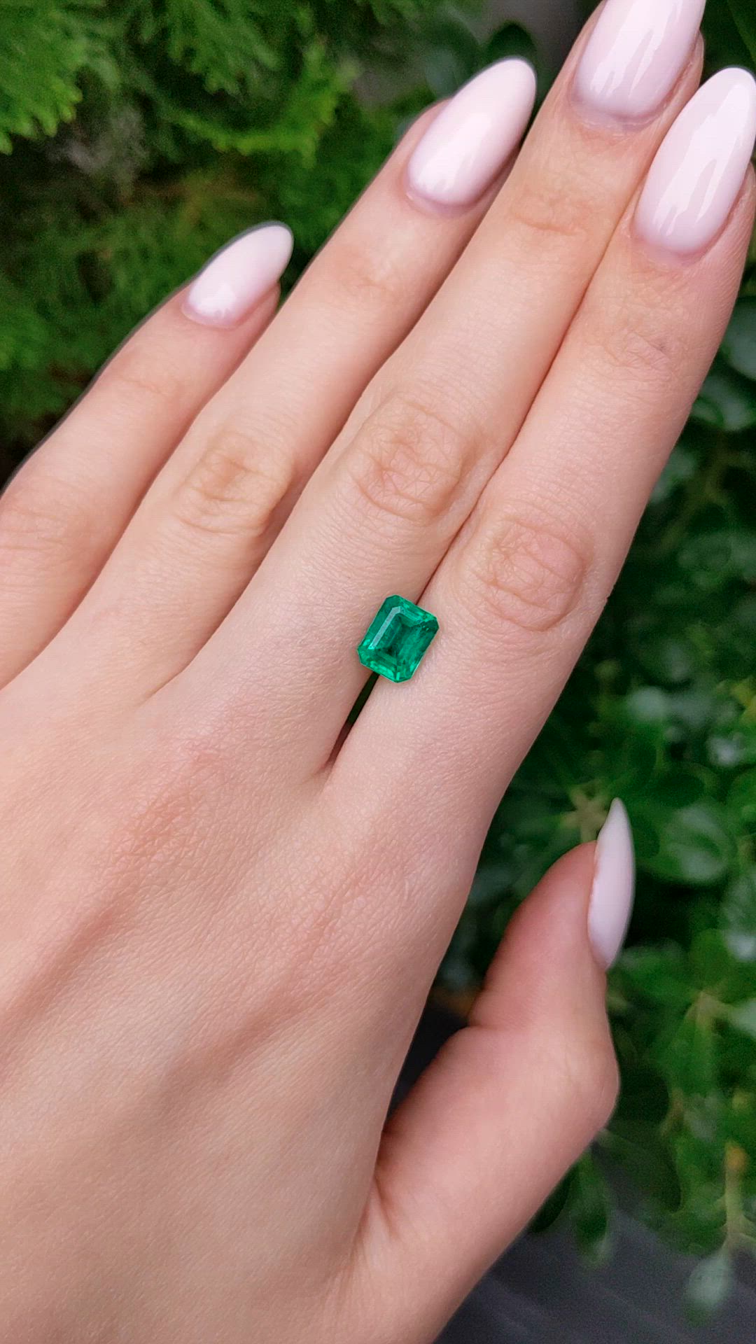 2.44 Ct. Emerald from Zambia Size Video