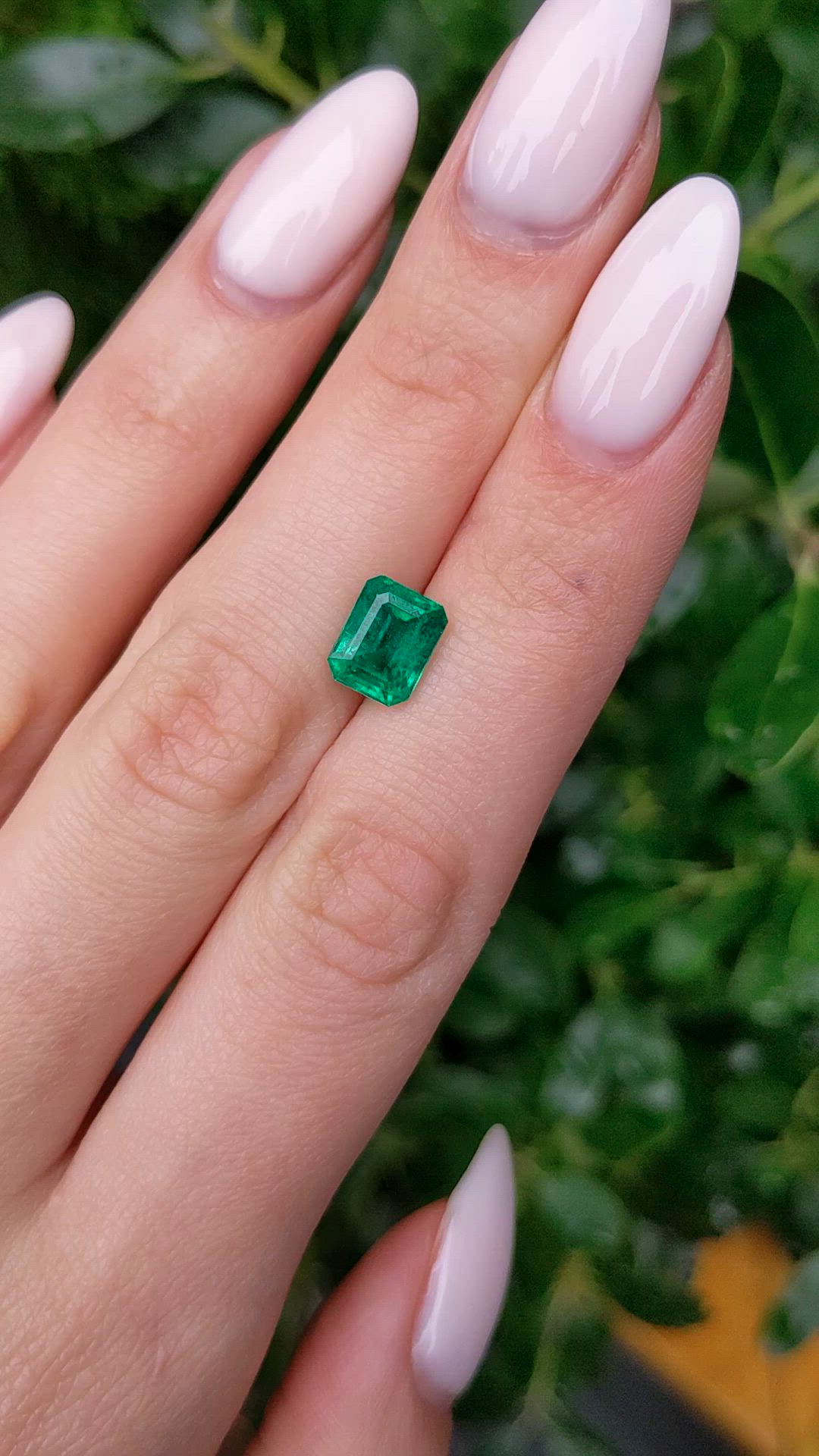2.44 Ct. Emerald from Zambia Size Video
