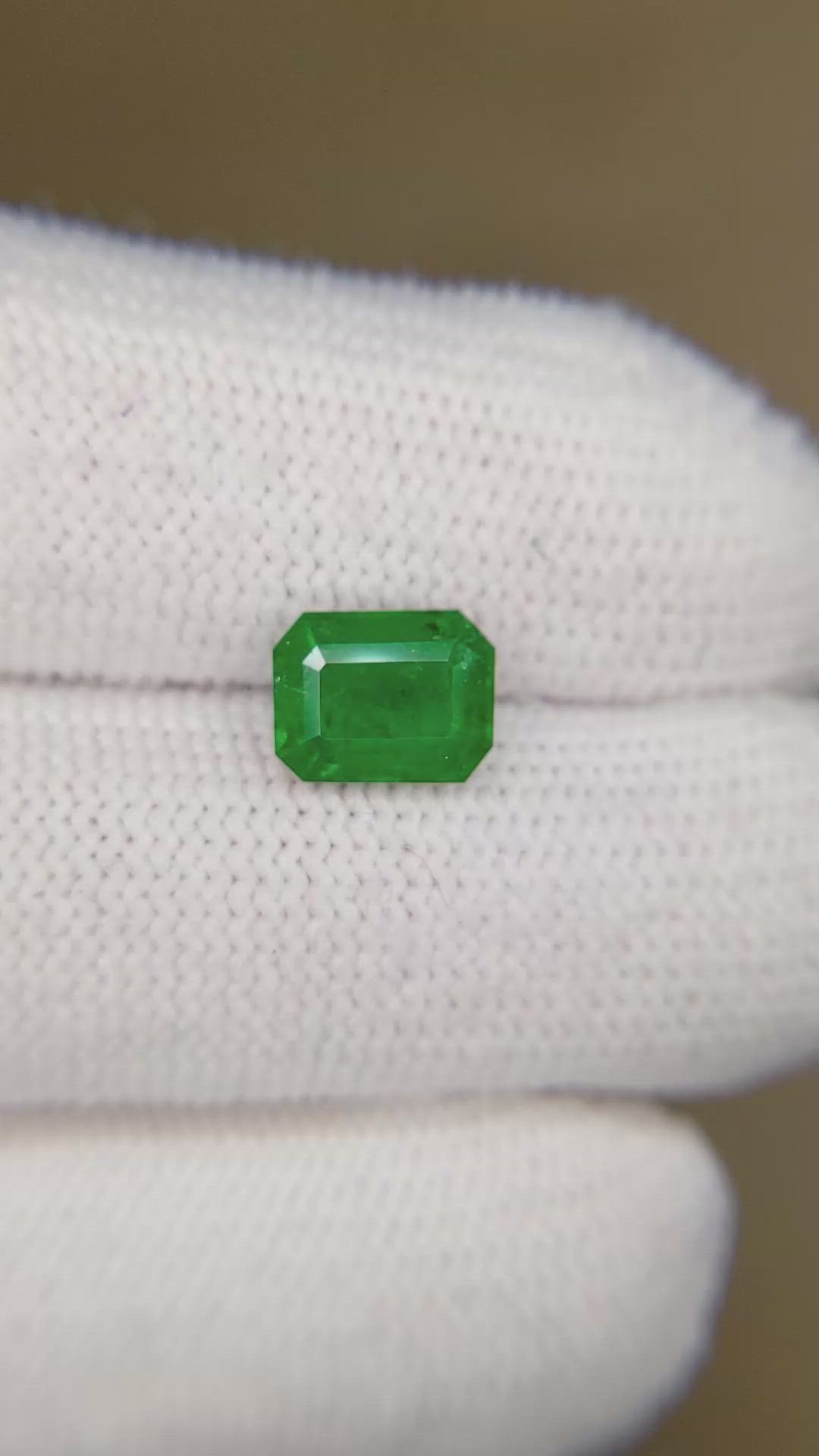 2.08 Ct. Emerald from Zambia Size Video