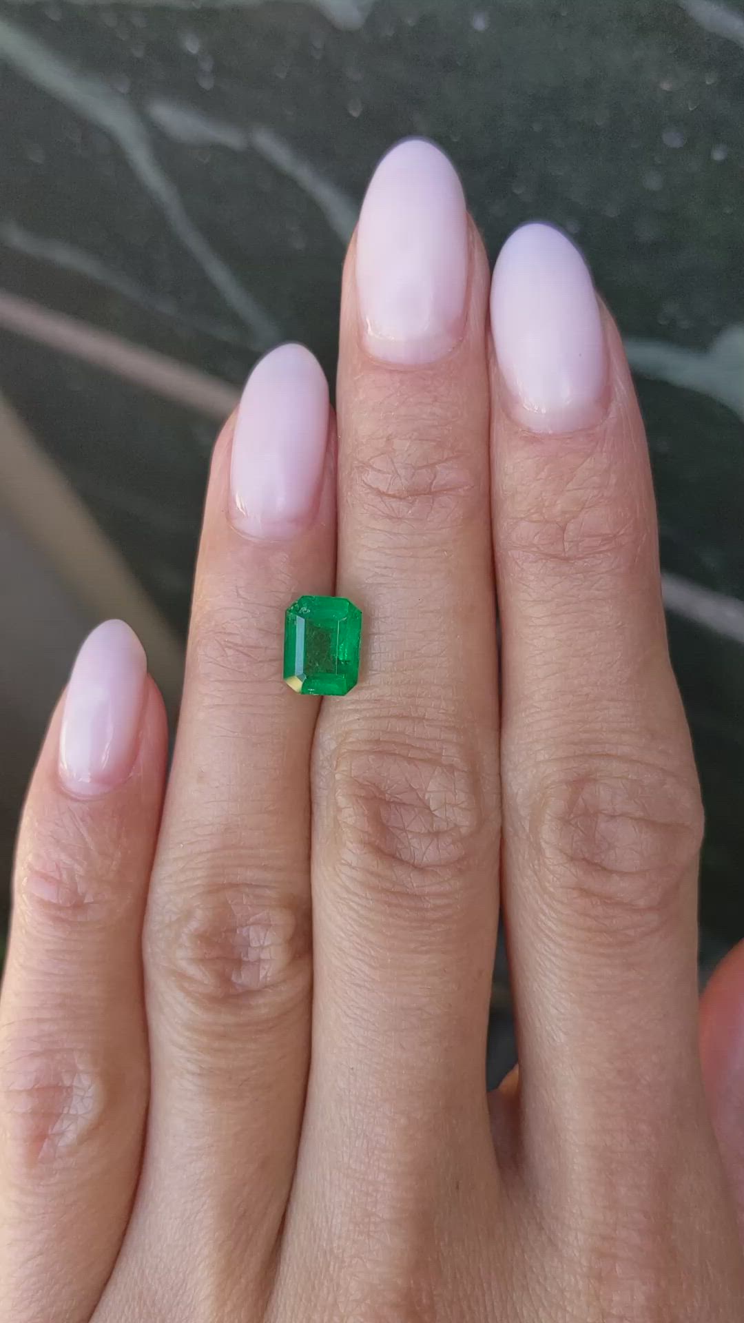 2.08 Ct. Emerald from Zambia Size Video