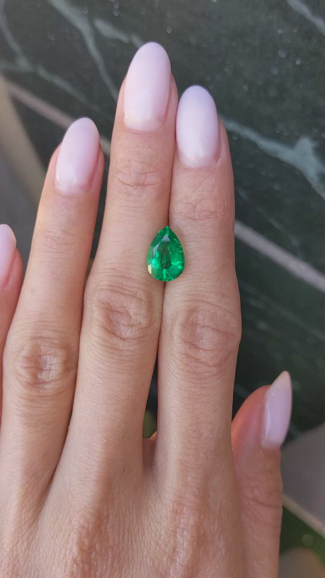 3.01 Ct. Emerald from Zambia Size Video