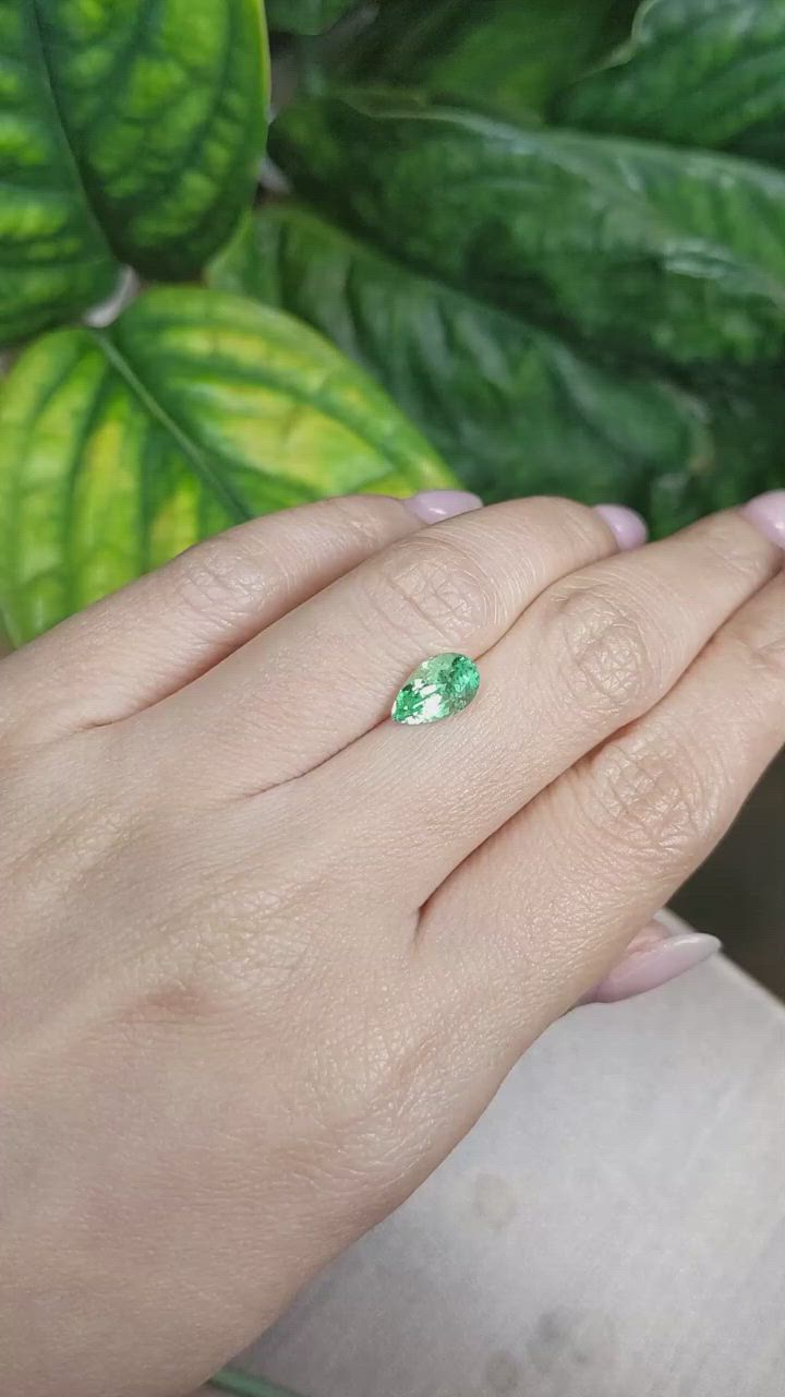 1.71 Ct. Emerald from Russia Size Video
