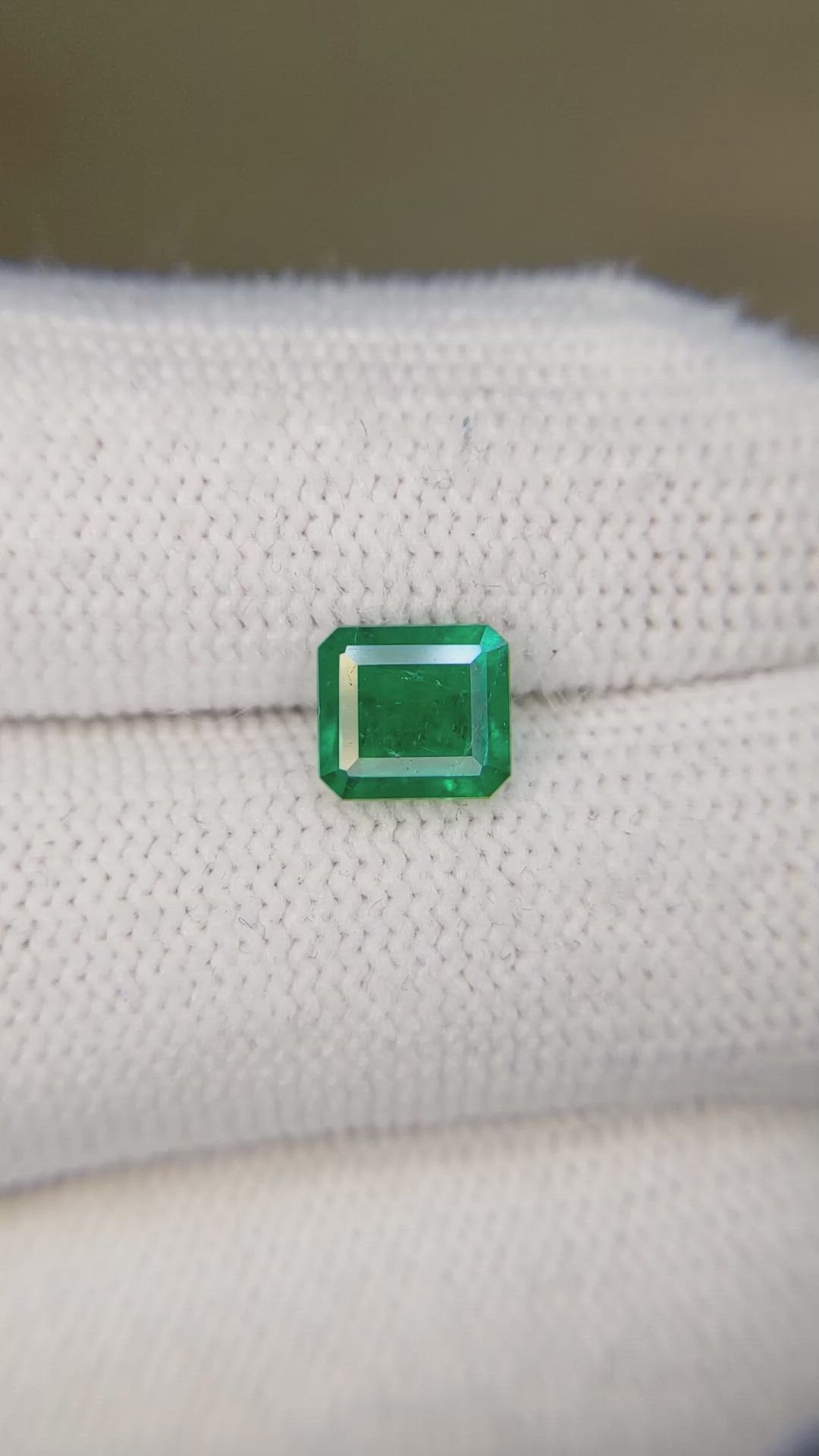 1.25 Ct. Emerald from Zambia Size Video