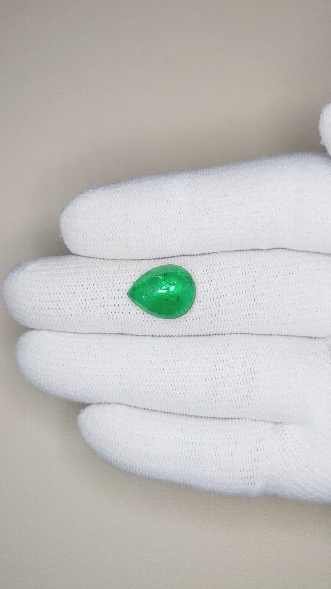 4.56 Ct. Cabochon Emerald from Pakistan Size Video