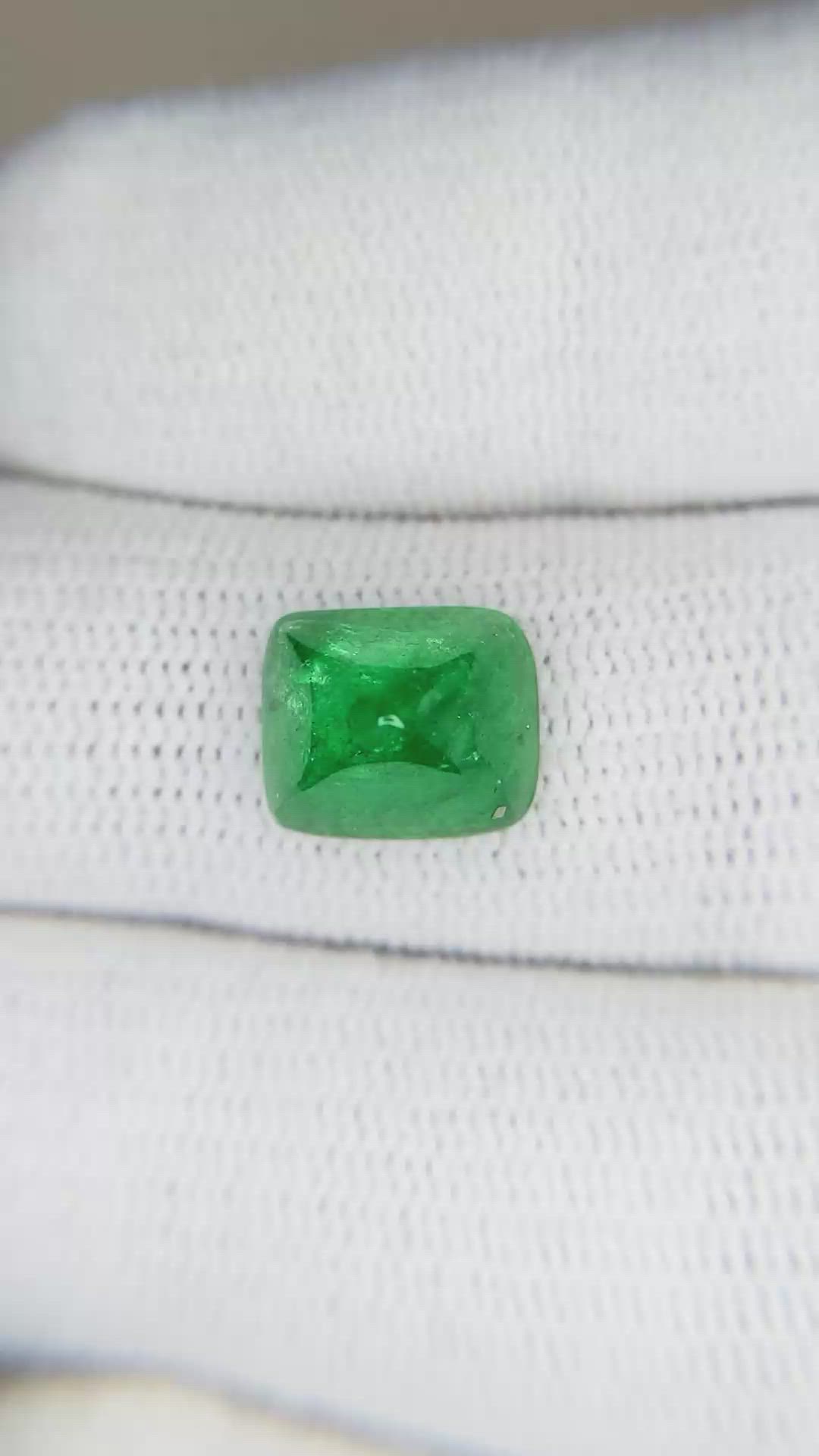 3.33 Ct. Cabochon Emerald from Pakistan Size Video