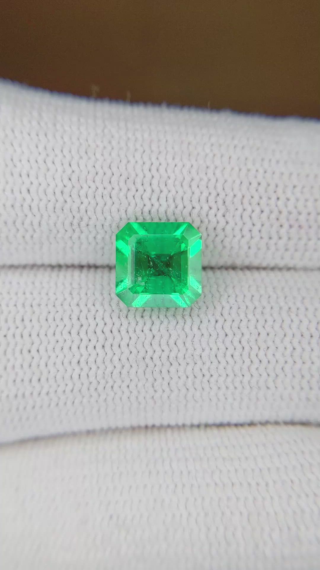 1.99 Ct. Emerald from Colombia Size Video