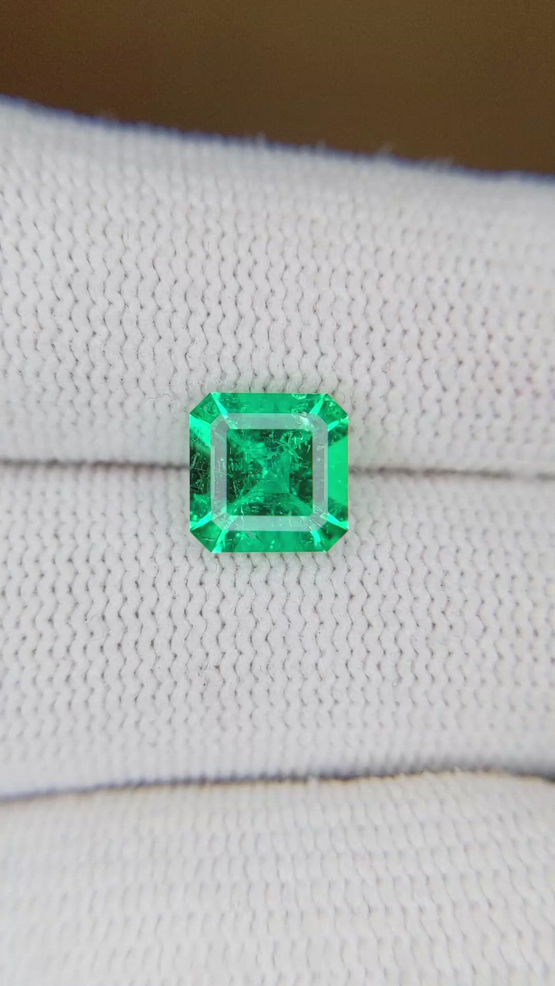 1.48 Ct. Emerald from Colombia Size Video