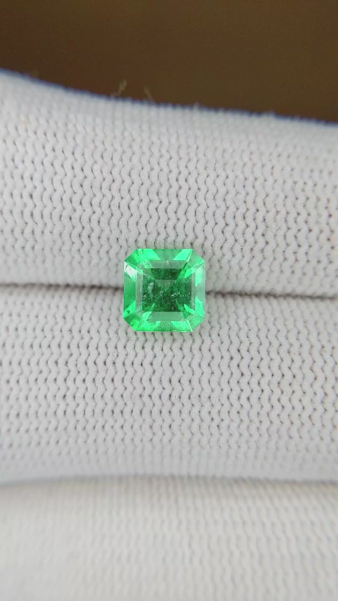 1.13 Ct. Emerald from Colombia Size Video
