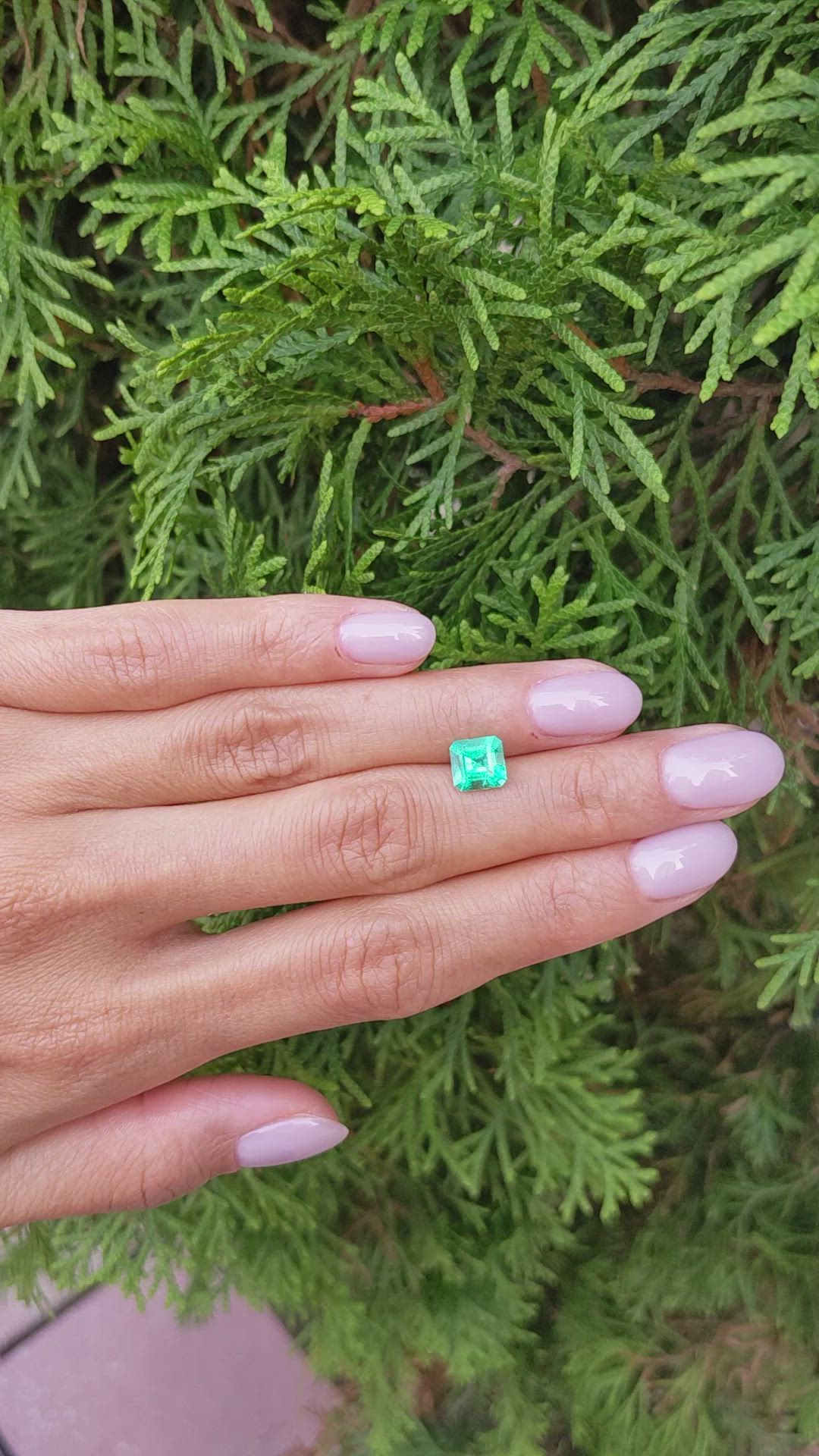 1.43 Ct. Emerald from Colombia Size Video
