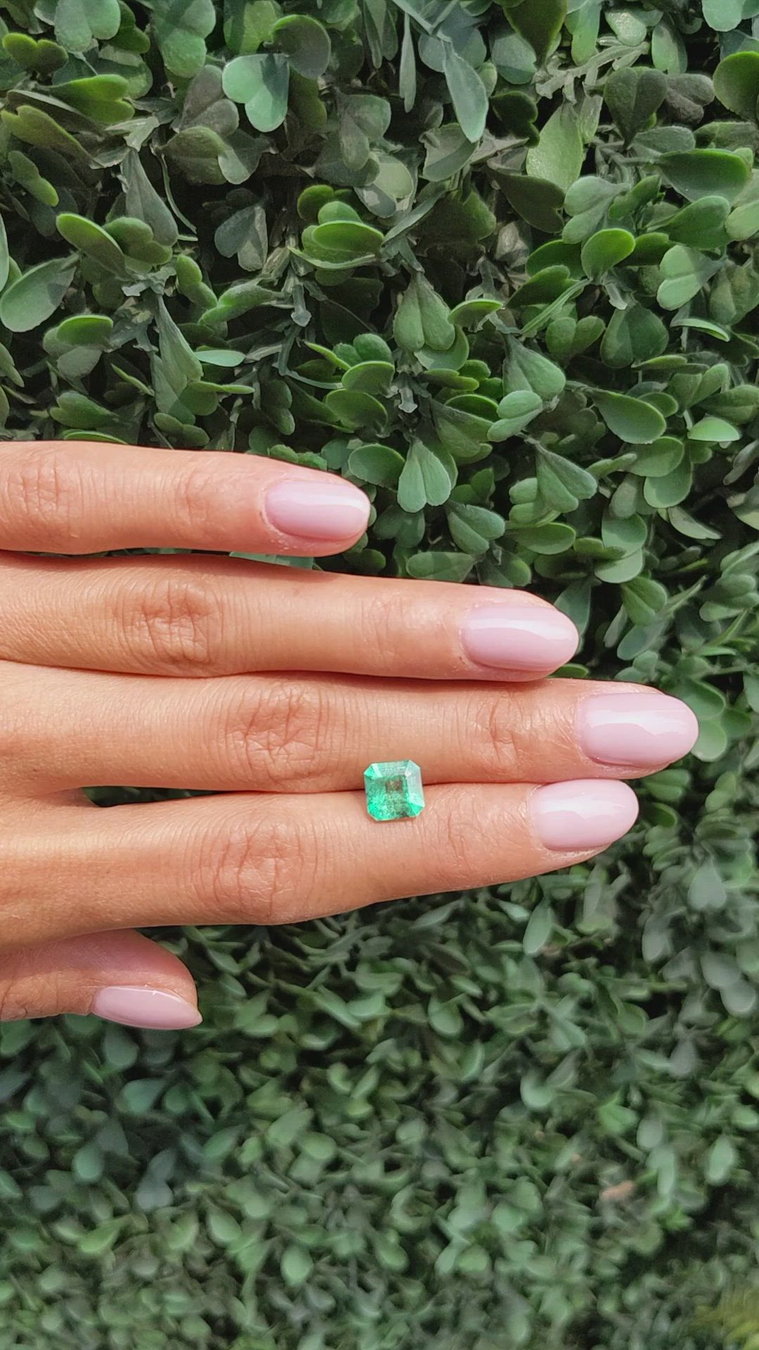 1.65 Ct. Emerald from Colombia Size Video