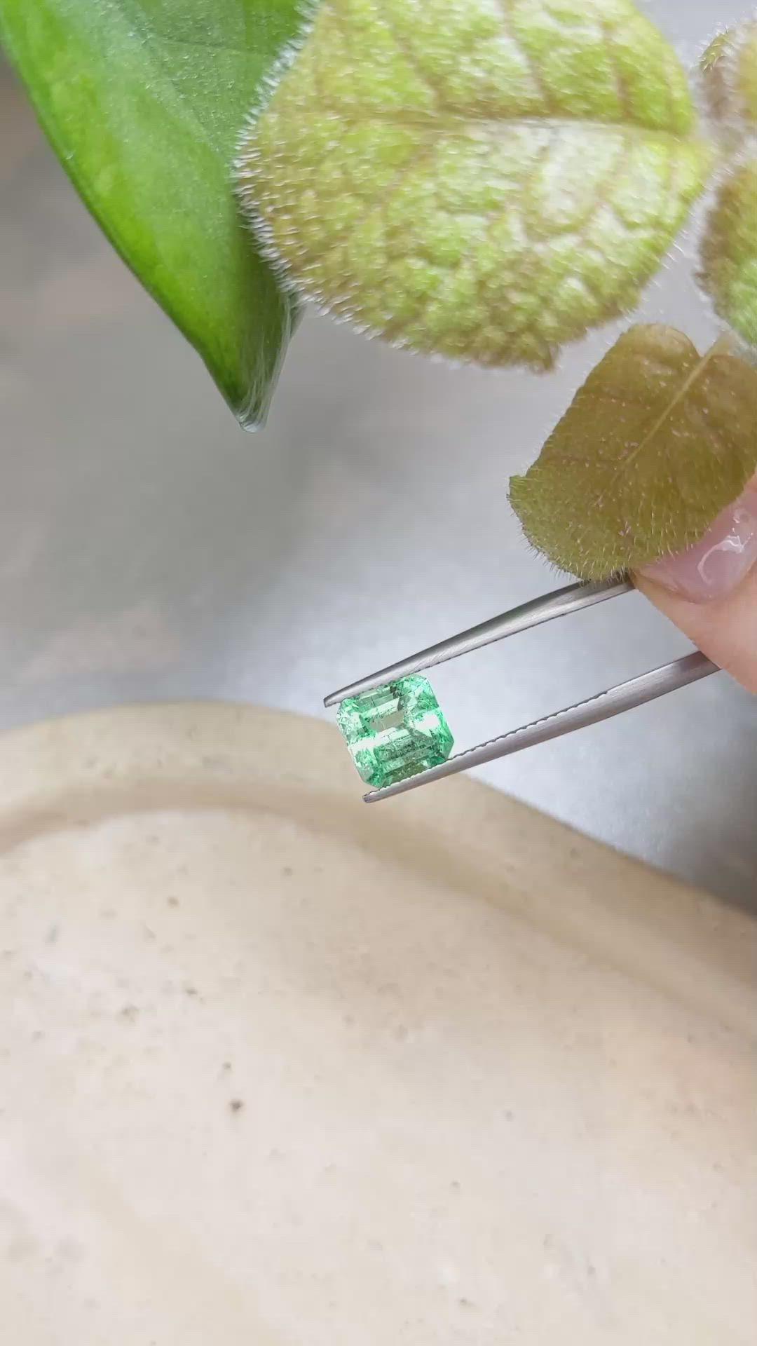 2.17 Ct. Emerald from Zambia Size Video