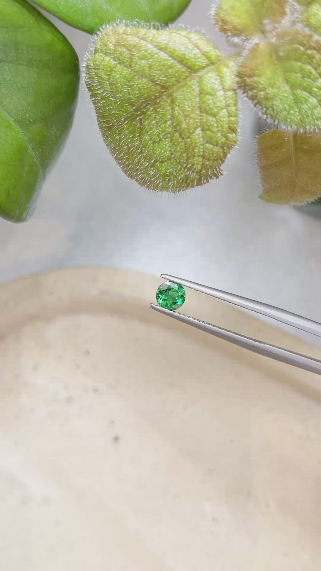 0.40 Ct. Emerald from Zambia Size Video