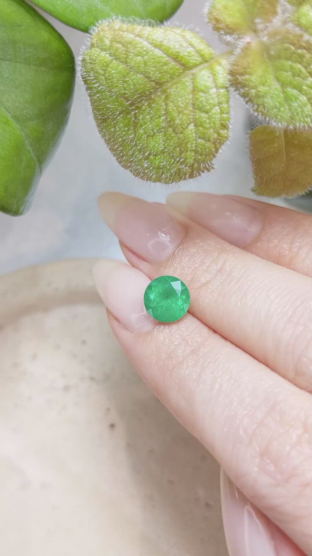 1.89 Ct. Emerald from Zambia Size Video