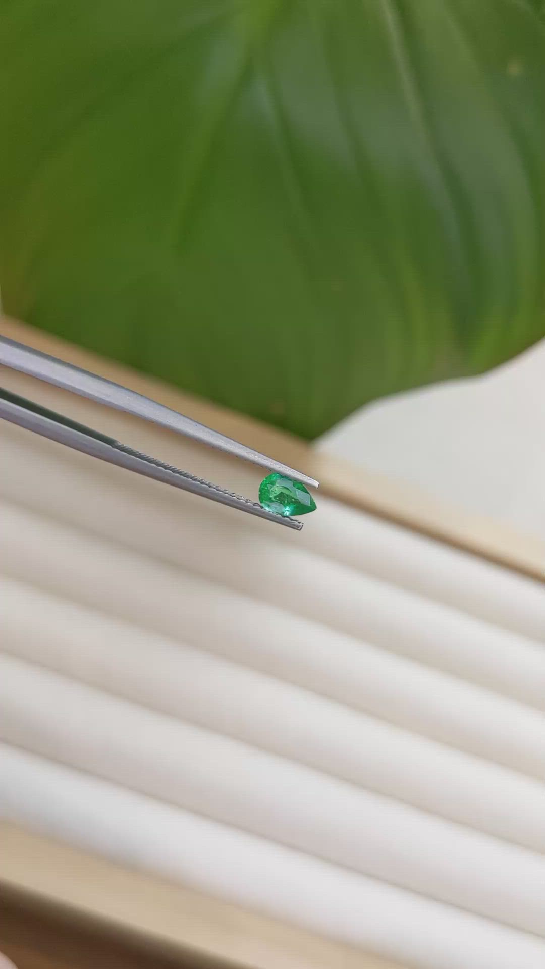 0.32 Ct. Emerald from Zambia Size Video