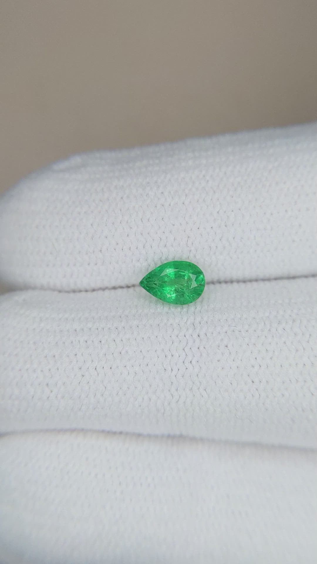 0.40 Ct. Emerald from Zambia Size Video