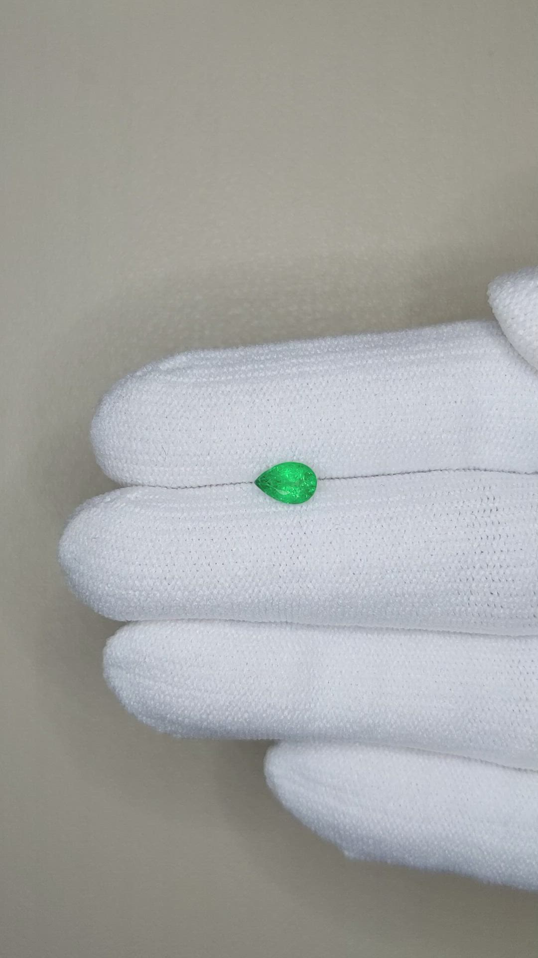 0.40 Ct. Emerald from Zambia Size Video