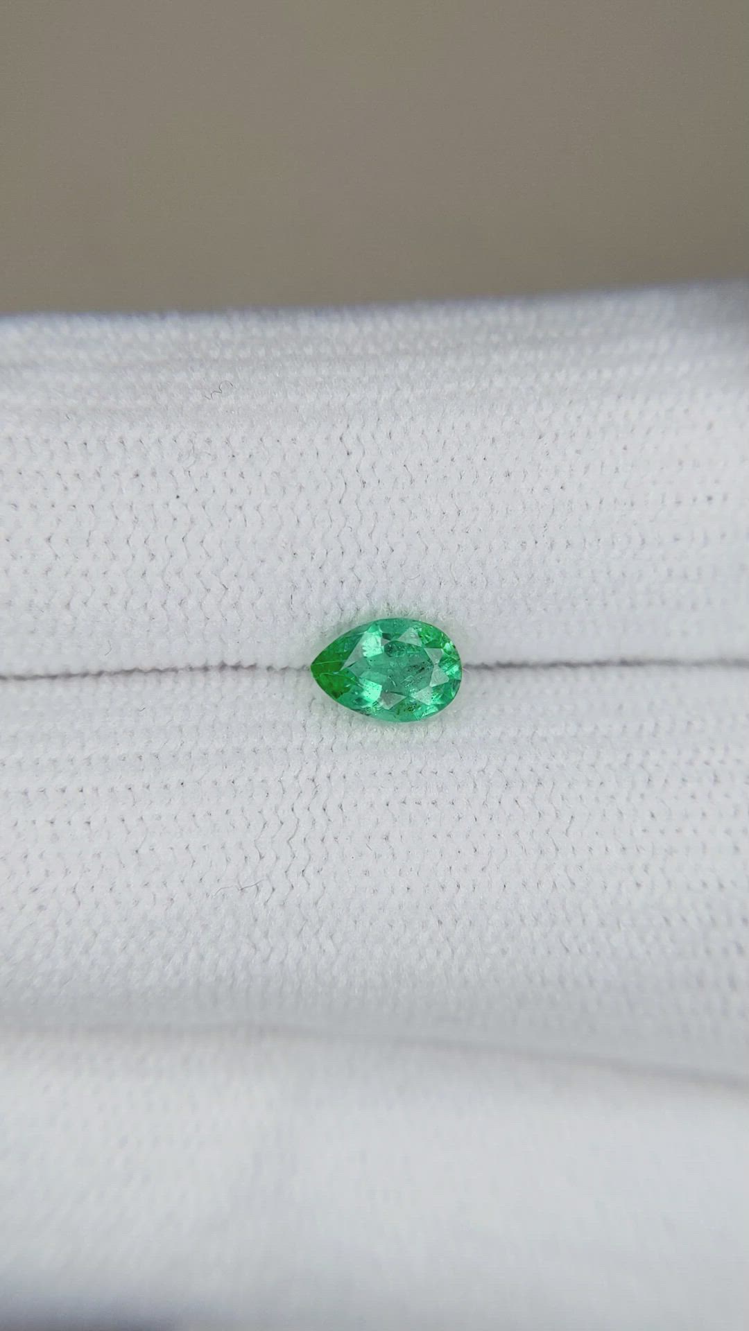0.38 Ct. Emerald from Zambia Size Video