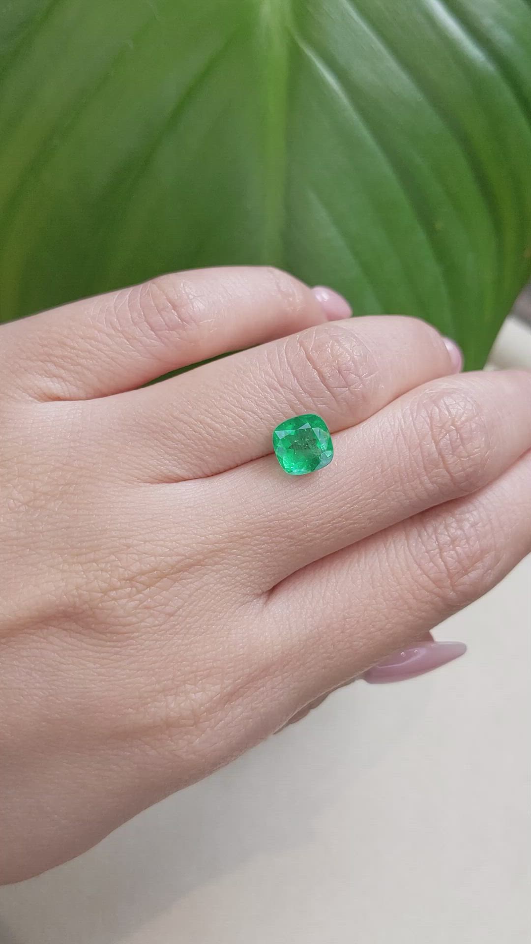 1.75 Ct. Emerald from Zambia Size Video