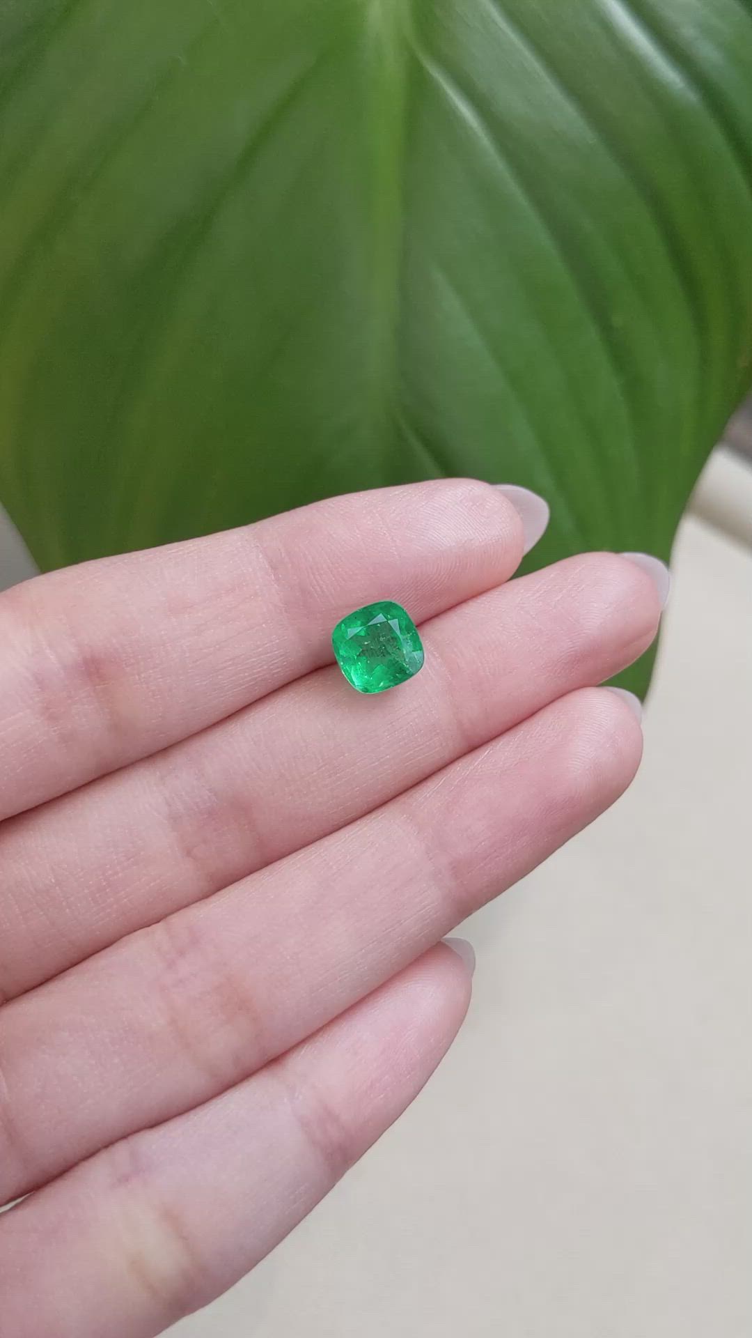 1.75 Ct. Emerald from Zambia Size Video
