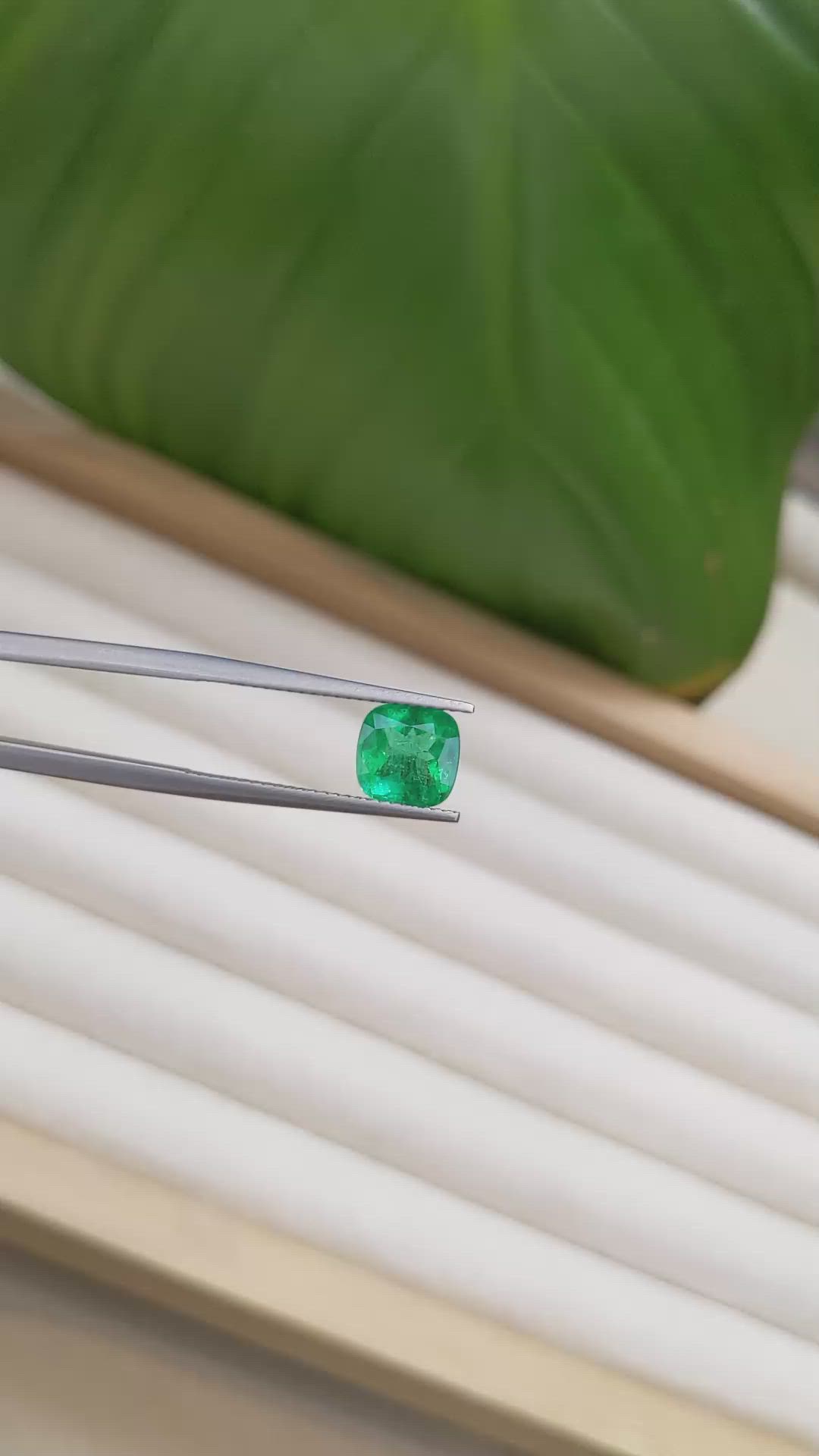 1.75 Ct. Emerald from Zambia Size Video
