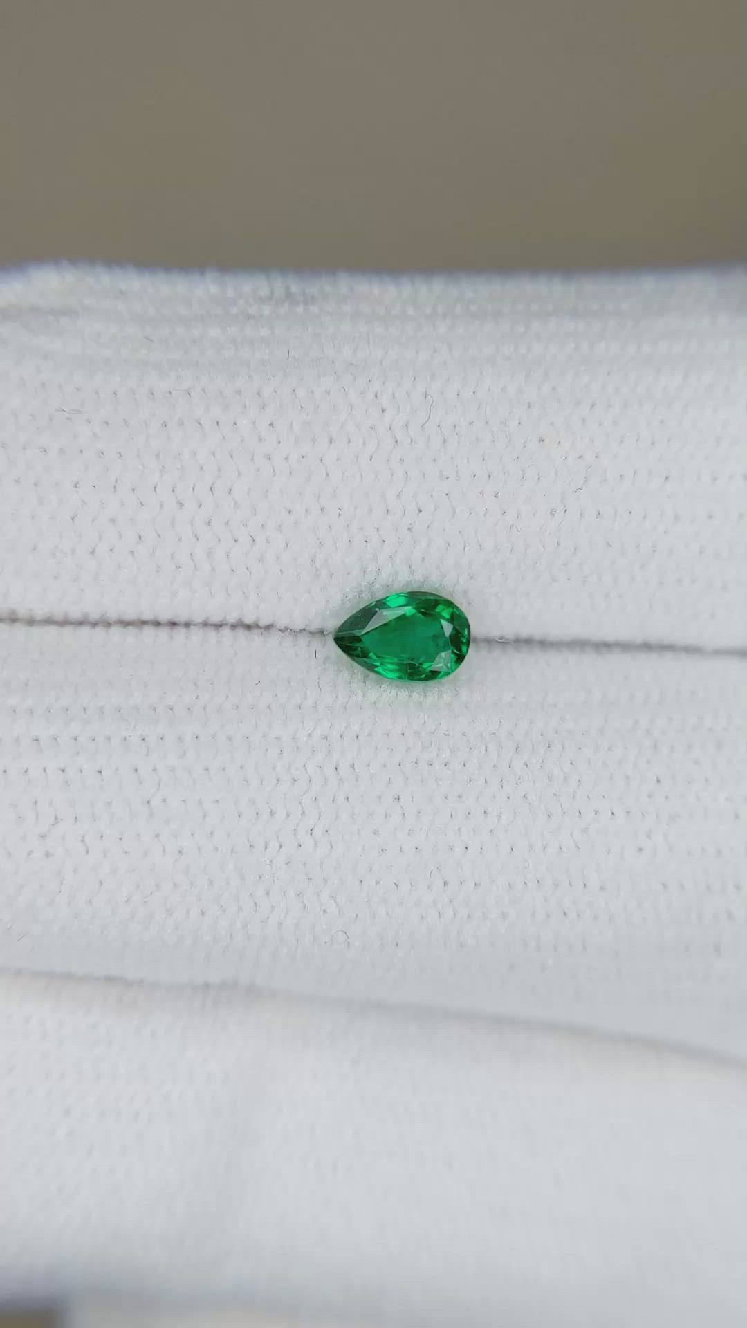 0.31 Ct. Emerald from Zambia Size Video