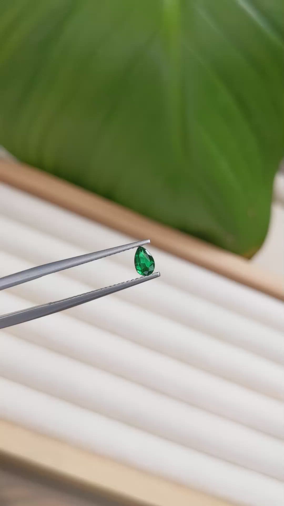 0.31 Ct. Emerald from Zambia Size Video