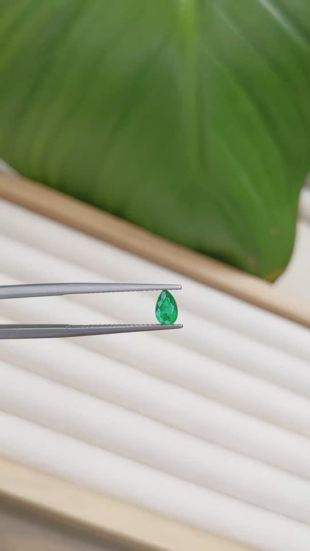 0.40 Ct. Emerald from Zambia Size Video