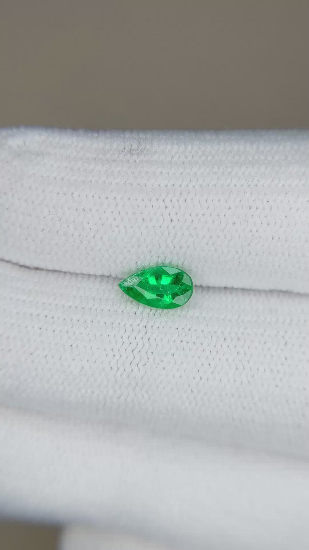0.44 Ct. Emerald from Zambia Size Video