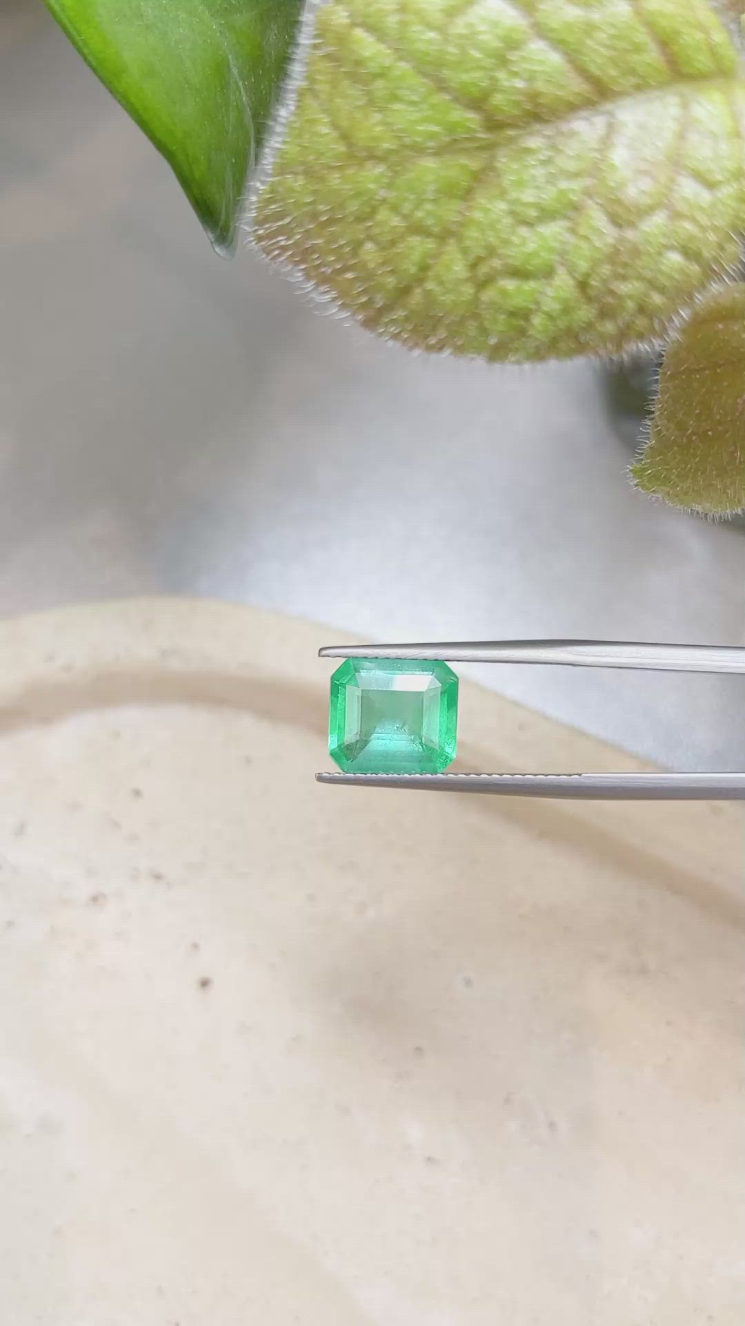 3.28 Ct. Emerald from Brazil Size Video
