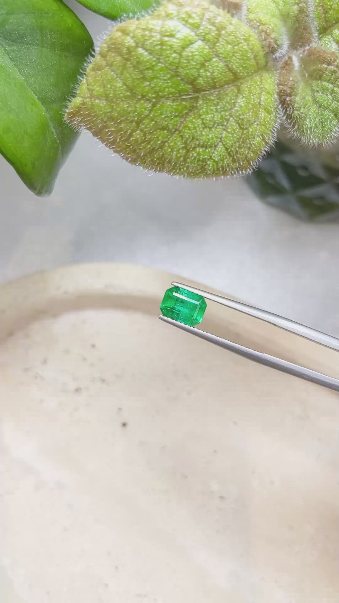 1.42 Ct. Emerald from Afghanistan Size Video