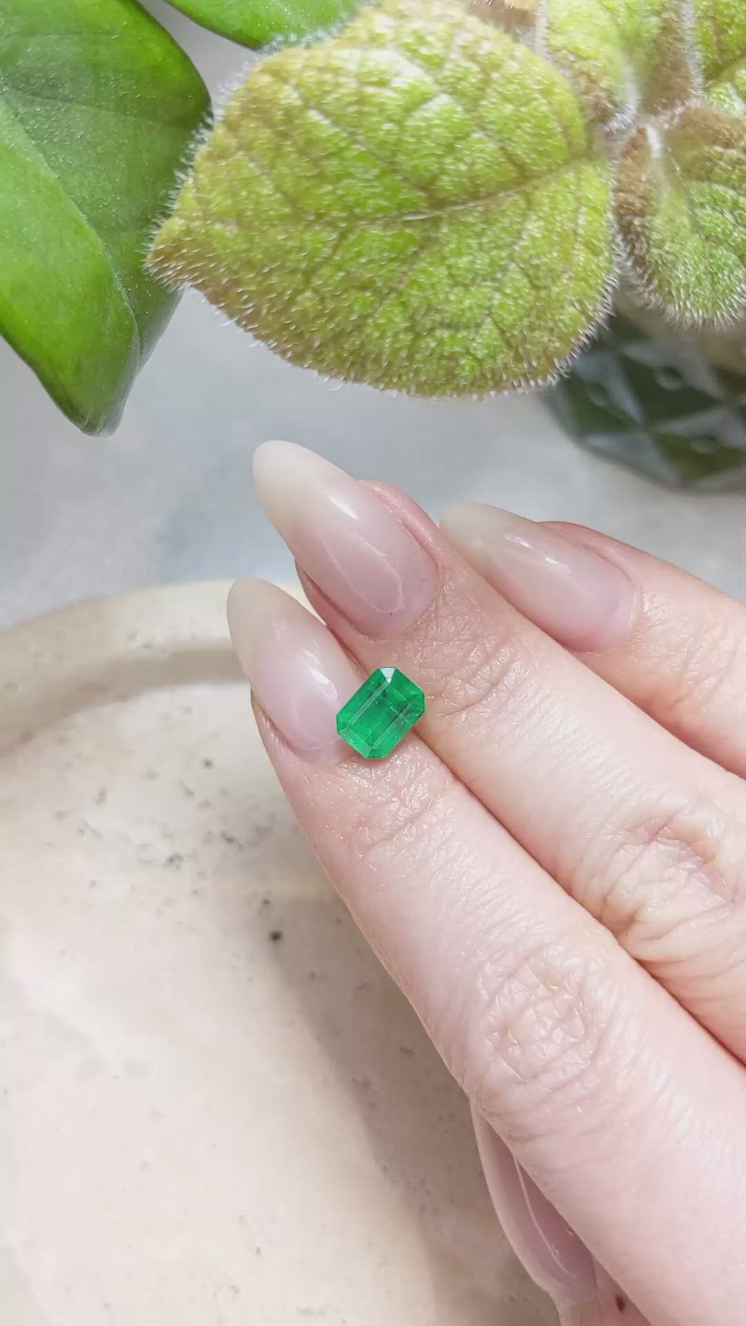 1.42 Ct. Emerald from Afghanistan Size Video