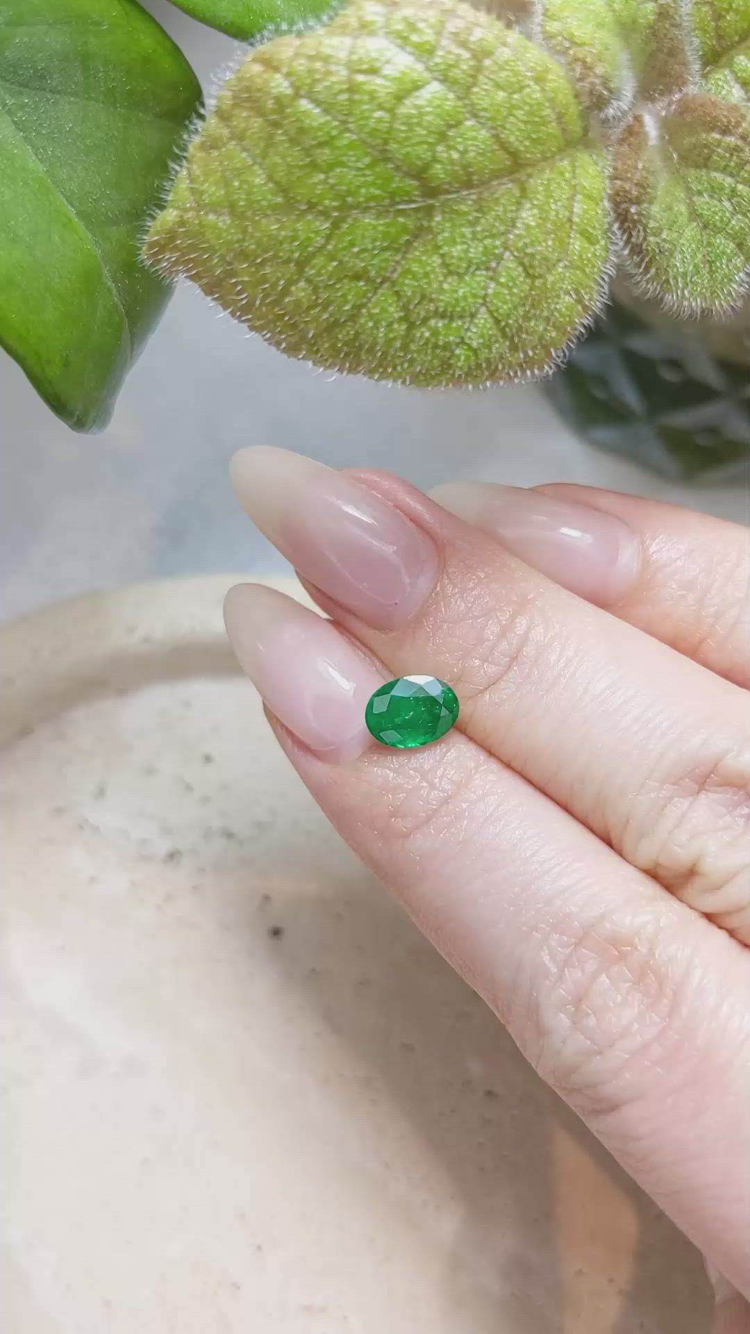 1.15 Ct. Emerald from Afghanistan Size Video
