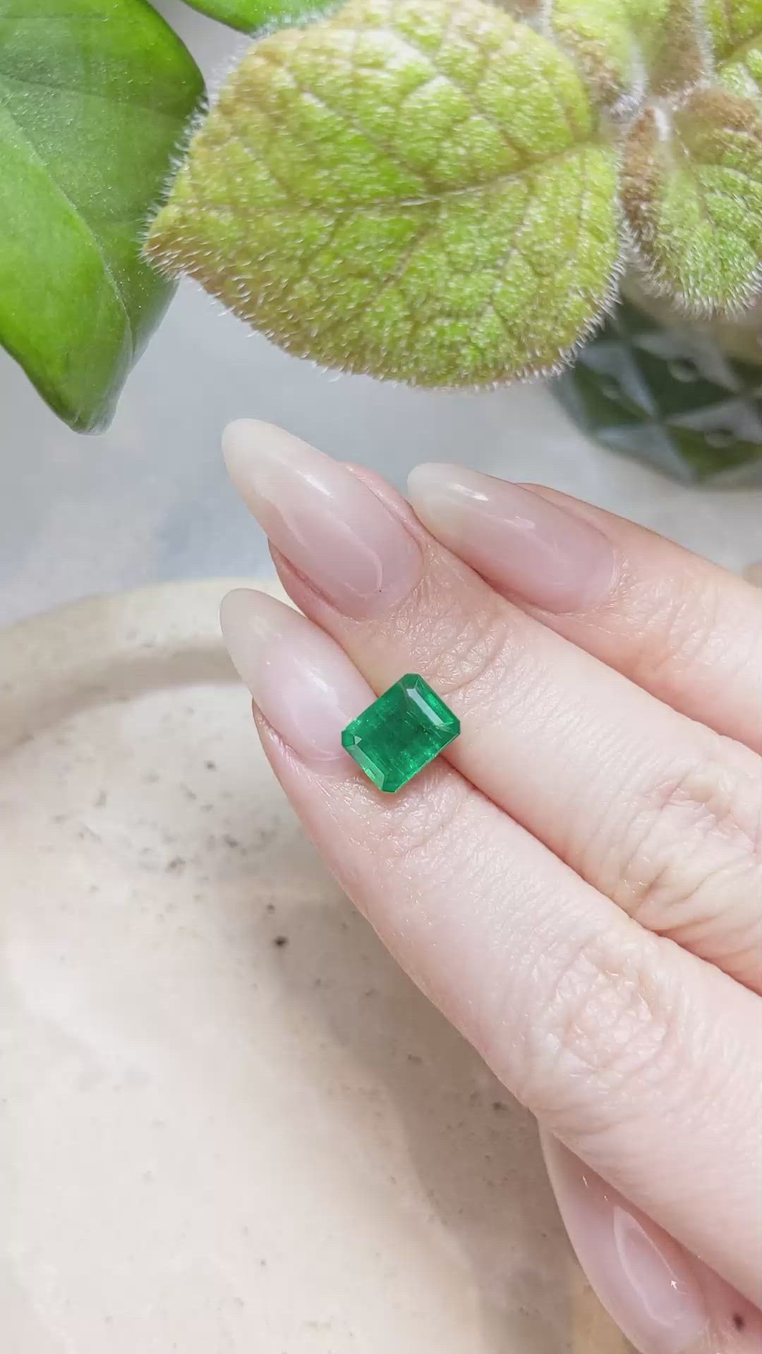 2.38 Ct. Emerald from Afghanistan Size Video