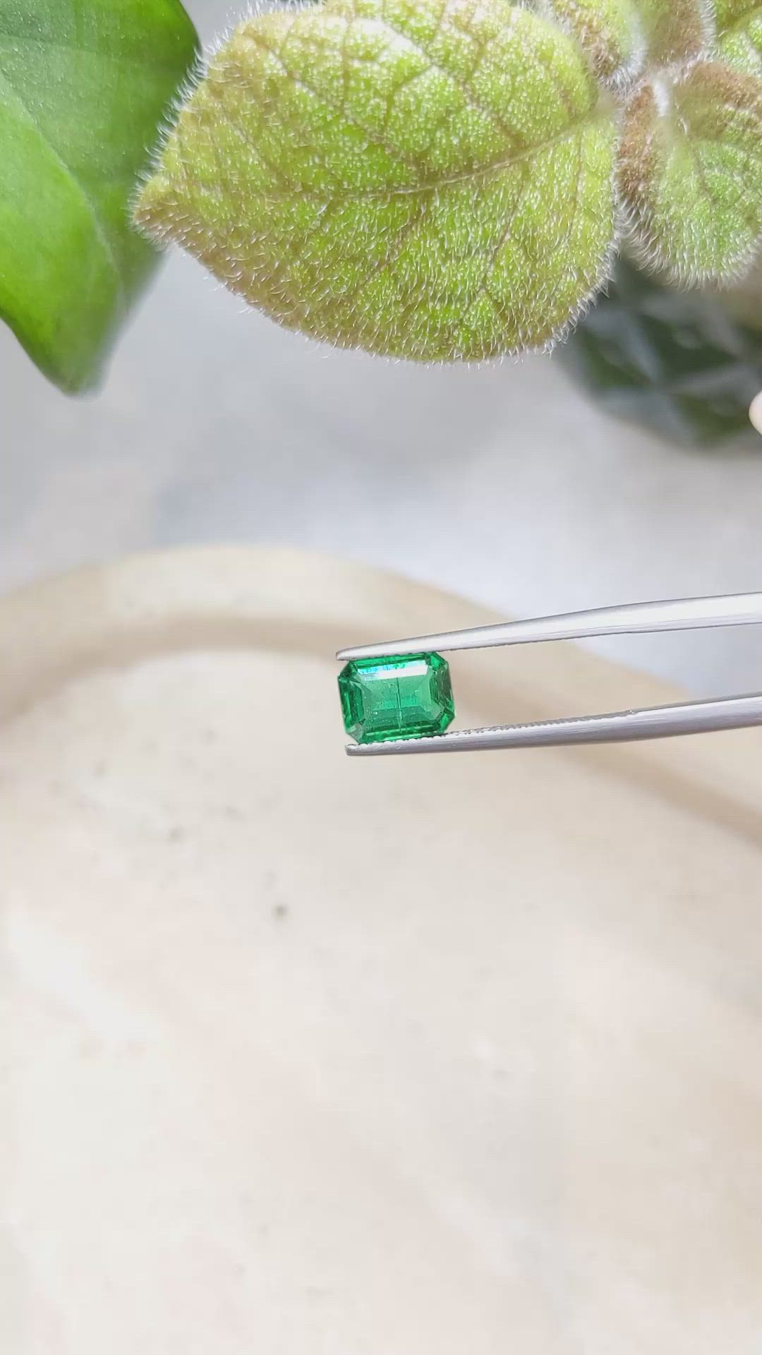 1.34 Ct. Emerald from Afghanistan Size Video