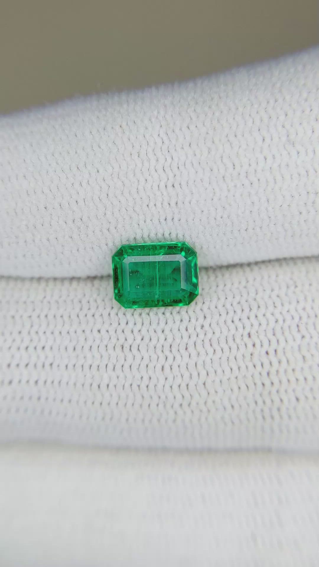 1.34 Ct. Emerald from Afghanistan Size Video