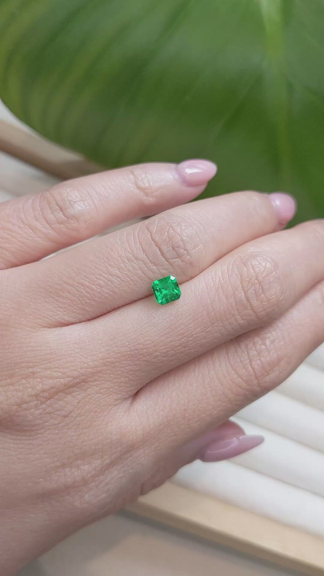 0.60 Ct. Emerald from Afghanistan Size Video