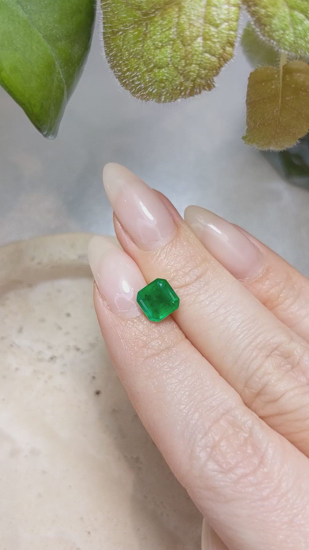 1.53 Ct. Emerald from Afghanistan Size Video
