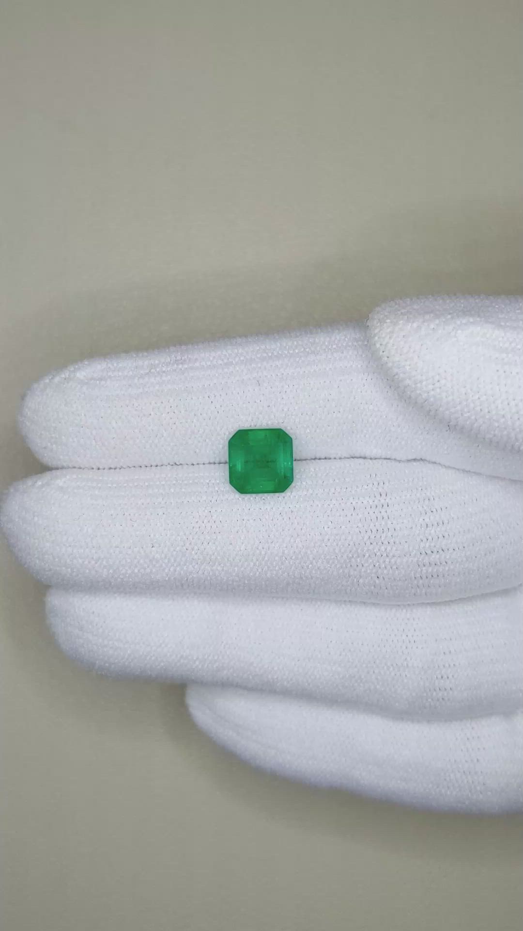 1.53 Ct. Emerald from Afghanistan Size Video