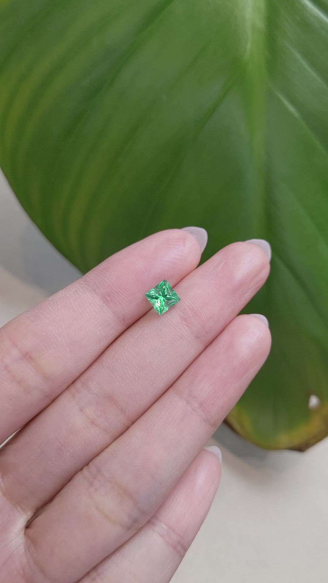 0.85 Ct. Emerald from Afghanistan Size Video