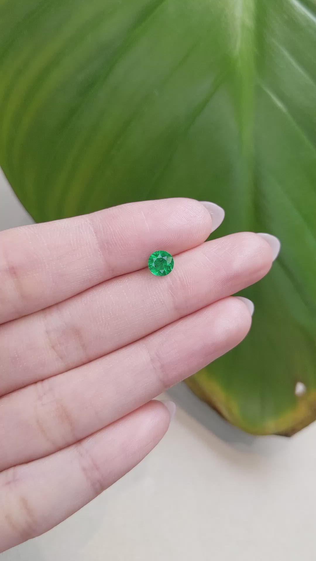 0.52 Ct. Emerald from Afghanistan Size Video