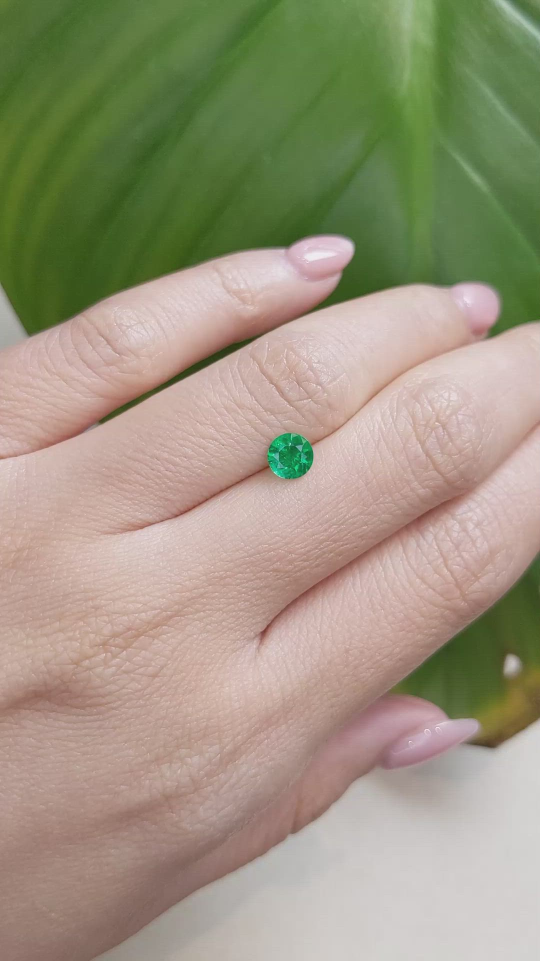 0.52 Ct. Emerald from Afghanistan Size Video