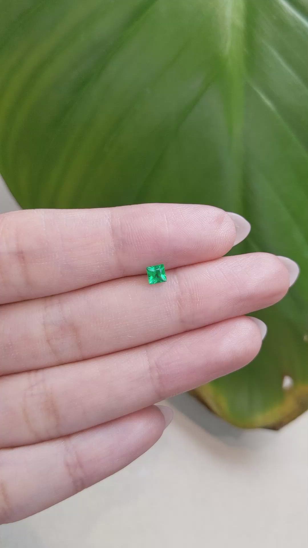 0.23 Ct. Emerald from Afghanistan Size Video
