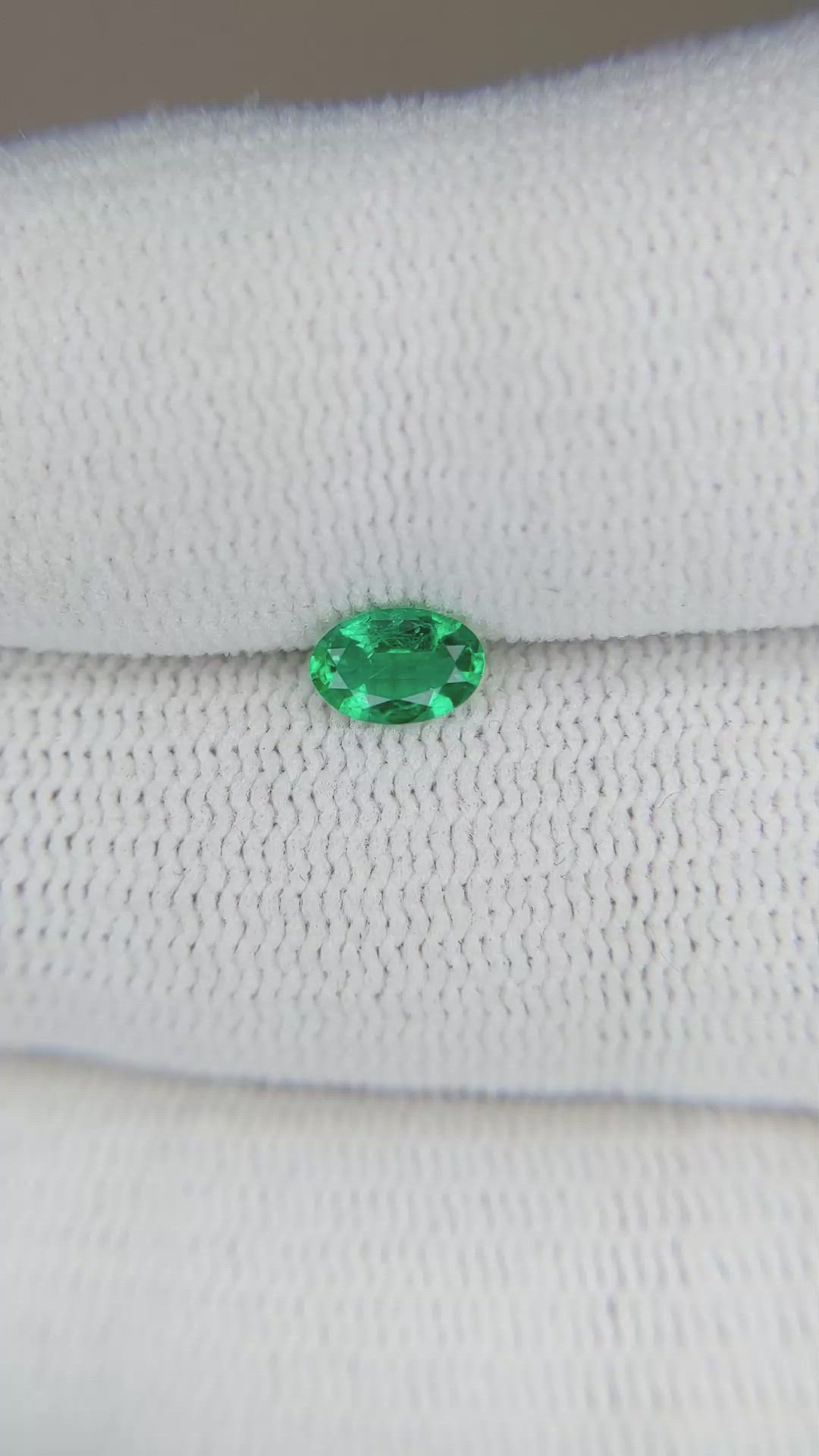 0.32 Ct. Emerald from Afghanistan Size Video