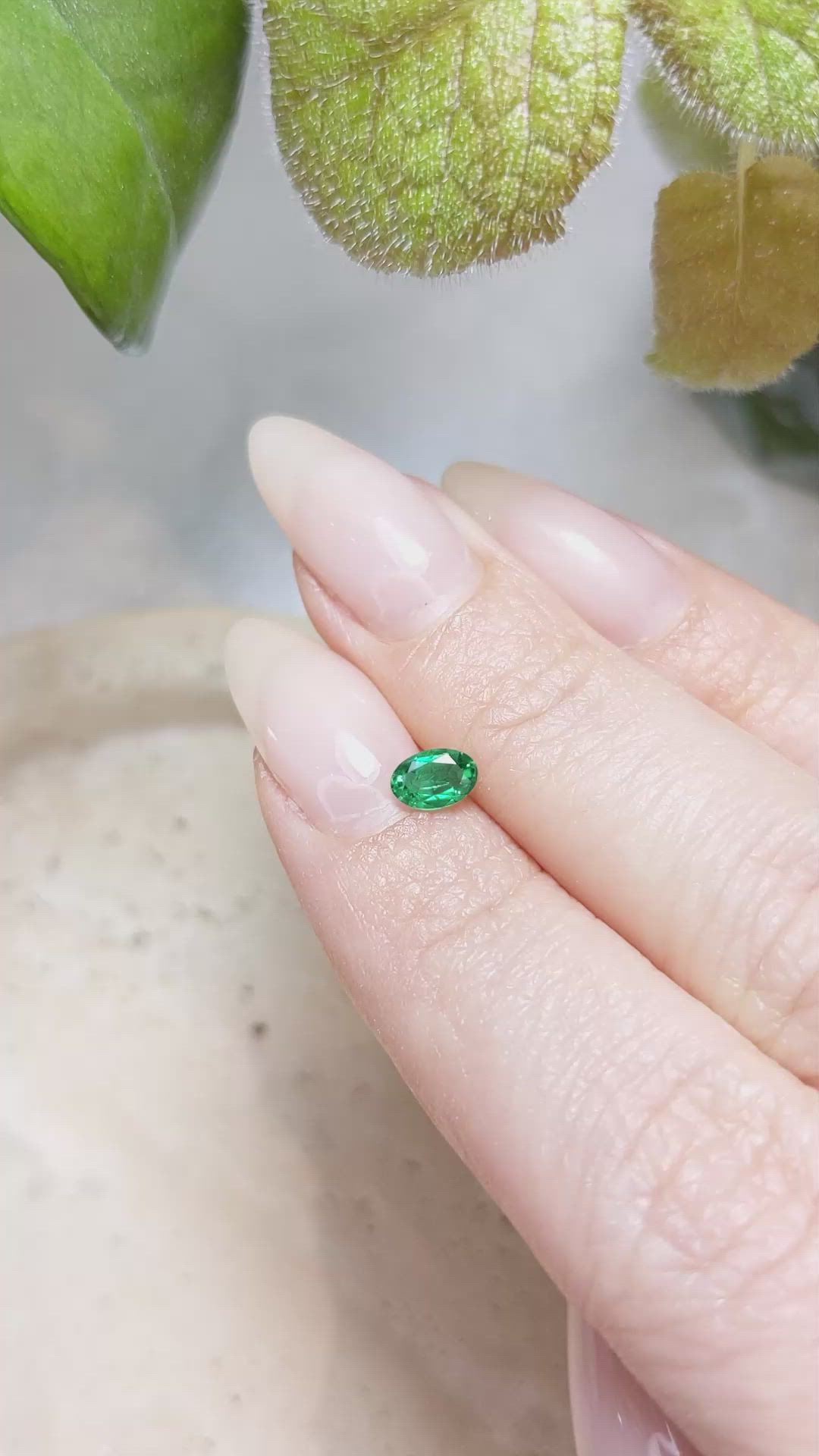 0.32 Ct. Emerald from Afghanistan Size Video