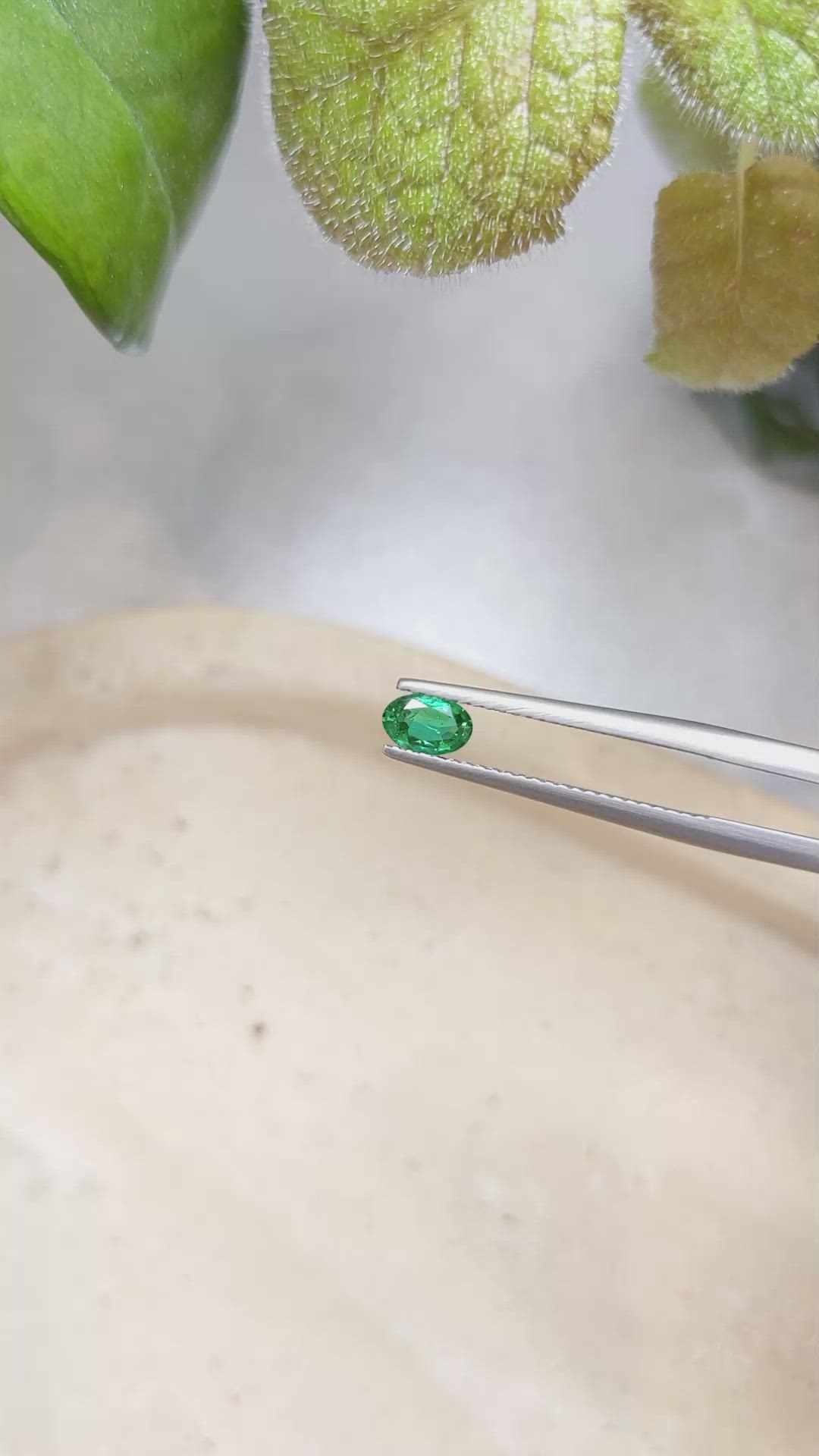 0.32 Ct. Emerald from Afghanistan Size Video