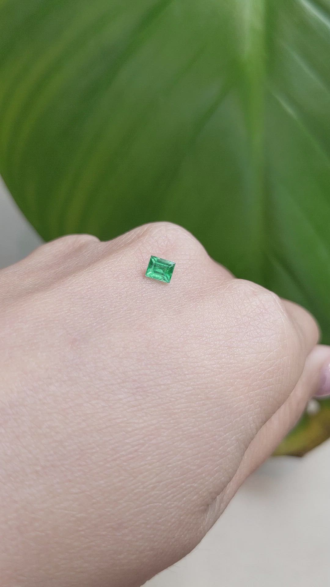 0.32 Ct. Emerald from Afghanistan Size Video
