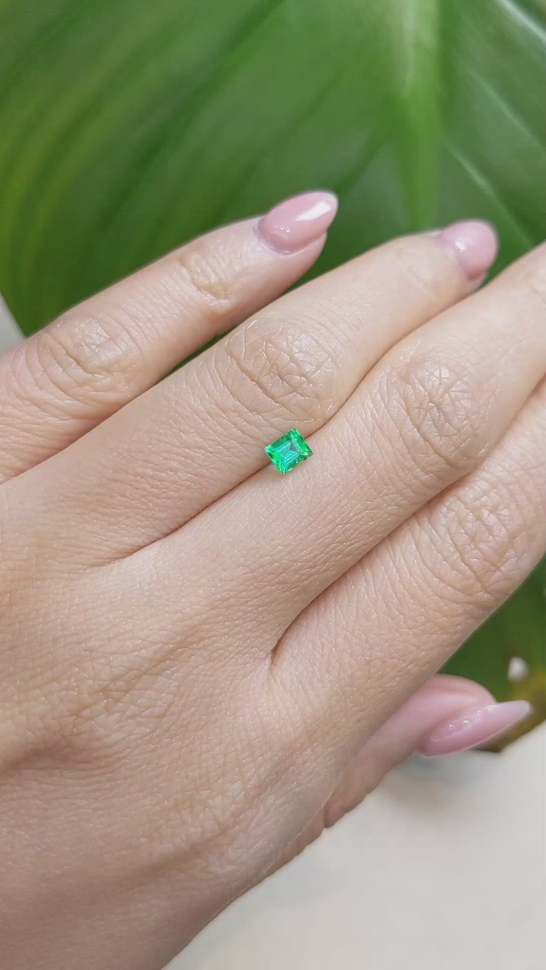 0.32 Ct. Emerald from Afghanistan Size Video