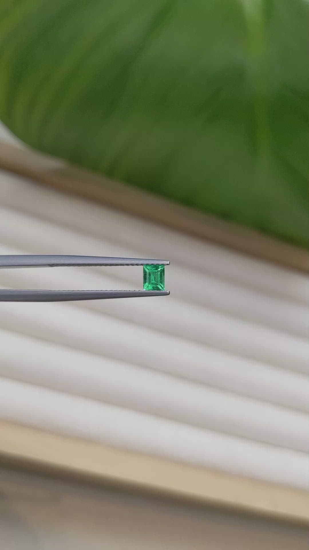 0.32 Ct. Emerald from Afghanistan Size Video