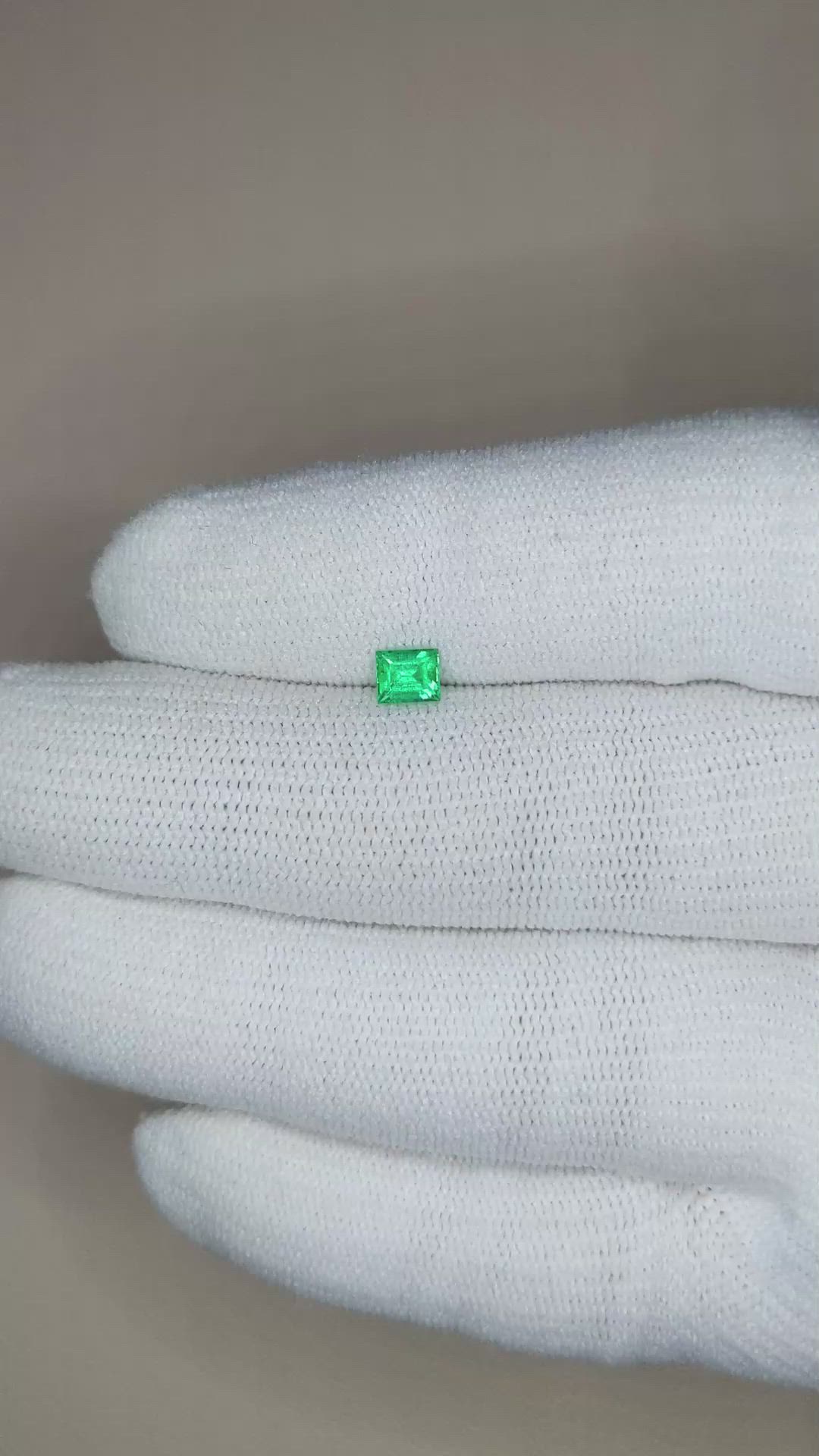 0.32 Ct. Emerald from Afghanistan Size Video