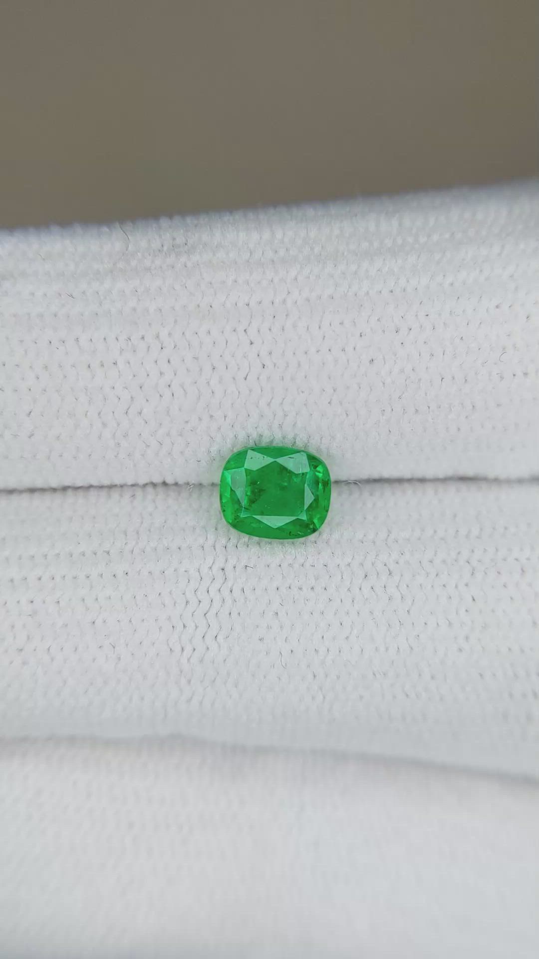 0.58 Ct. Emerald from Afghanistan Size Video